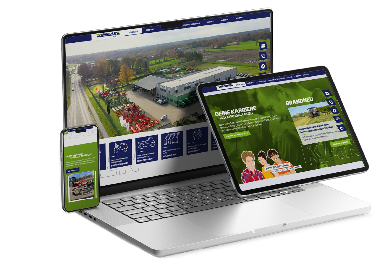 Laptop mit Webseiten Mokup